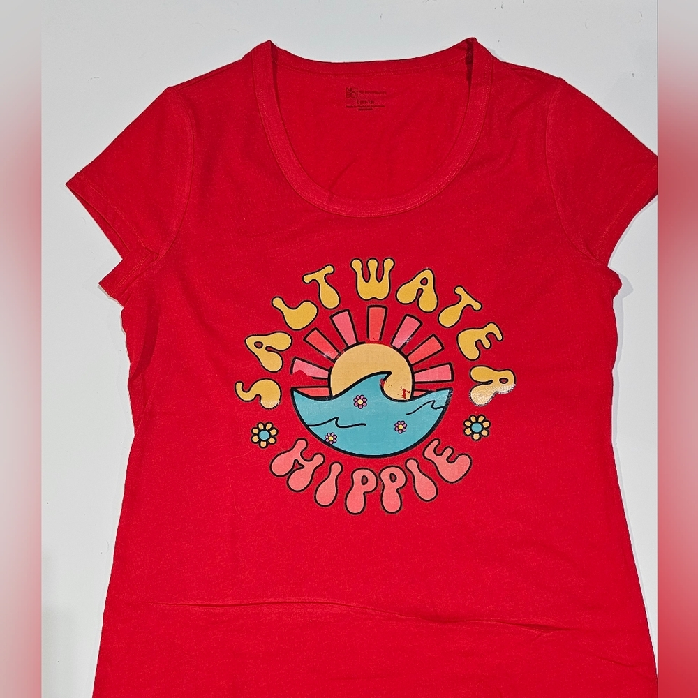 Womens Large Red SS